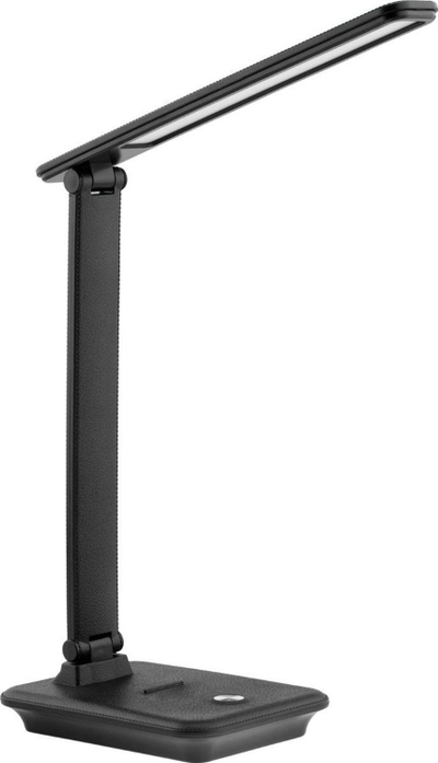 Lampë tavoline Maclean MCE614, LED, dritë e rregullueshme, e zezë
