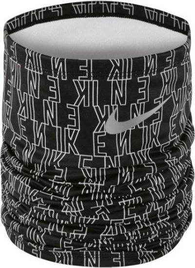 Shall tubular Nike Therma Fit, një masë, i zi me print