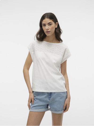 Maicë për femra Vero Moda mVM2378, e bardhë