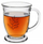 Gotë qelqi Orion Mug Glass, 450 ml, me dorezë, transparente