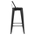 Tabure bar Melita HM8643.22, metal, 43x43x95cm, i zi matte