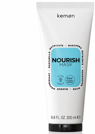 Maskë flokësh Kemon Nourish Mask, ushqyese, 200 ml, e bardhë