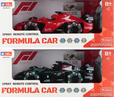 Makine garuese me telekomande HJstar Formula Car 93114, me efekt tymi, me drita edhe muzike, e kuqe