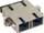 Adapter fibër optike InLine 89992T, Duplex SC SC, SM, metalik