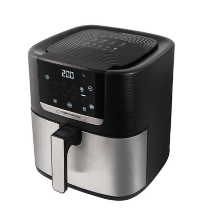 Fritezë me ajër Esperanza EKA004 Fat-Free Fryer, 8L, 1700W, e zezë argjendi