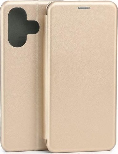 Këllëf libri Beline Magnetic për Infinix Hot 30, me magnet, me xhep karte, ngjyrë gold