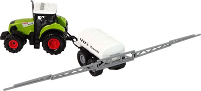 Traktor lodër LEAN Toys Farm Tractor, me rimorkio, jeshil
