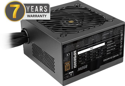 Напојување за компјутер Mars Gaming MPB850SI, 850W, 80 Plus Bronze, црно