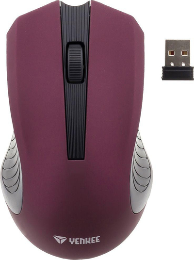 Maus Yenkee Monaco, wireless, USB, i zi dhe rozë