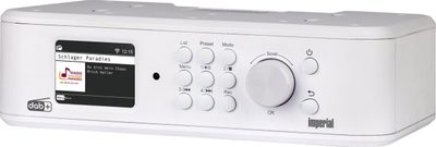 Радио за кујна Dabman I460 WS, интернет DAB+ FM, Bluetooth WiFi, бело
