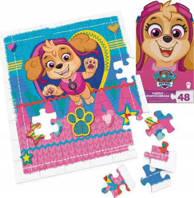 Puzzle SM Games Paw Patrol Skye, 48 copa, 22.5x28cm, me shumë ngjyra