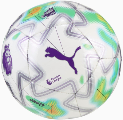 Top futbolli Puma Orbita Mini Premier League 25/26, trajnues, i bardhë