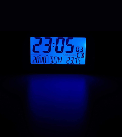 Termometër digjital Mebus 51461, LCD 2 rreshta, °C dhe °F, i bardhë