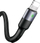 Kabllo Usams USB U26 lightning, 1m, 2A Fast Charging, e zezë SJ311USB01 