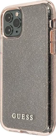 Këllëf telefoni Guess GUHCN65PCGLPI, për iPhone 11 Pro Max, Glitter, rozë