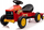 Traktor me pedale Lean Toys G206, me rimorkio, mban deri 30 kg, i kuq