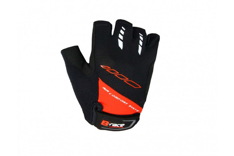 Doreza çiklizmi B-race Bump Gel, madhësia L, të zeza me të kuqe