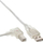 Kabllo USB InLine USB A në USB A, 0.3 m, USB 2.0, transparente