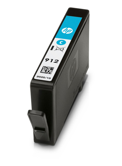 Kartush boje HP 912, cyan, origjinale, për OfficeJet dhe OfficeJet Pro