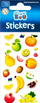 Stikera ngjitëse Sticker Boo Fruits, figura frutash, shumëngjyrëshe