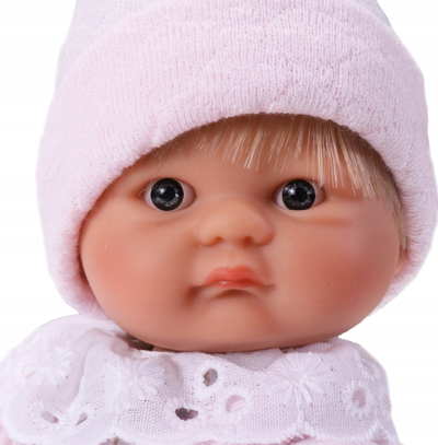 Kukull bebe Asi Bomboncin Doll, 20cm, duket si e vërtetë, rozë