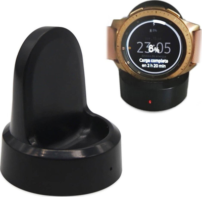 Stacion karikimi Strado për Samsung Gear S2 S3 dhe Galaxy Watch, induktiv, universal, i zi