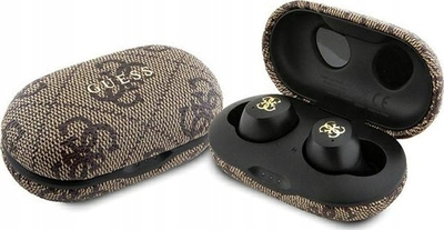 Kufje pa tela Guess 4G Series, Bluetooth 5.3, ENC, kafe