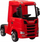 Kamion elektrik për fëmijë Scania 500R HL698, 12V, 4x4, i kuq