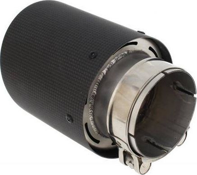 Maja shkarkimi MTuning Carbon S, hyrje 57mm, dalje 89mm, inox dhe karbon