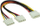 Kabllo Goobay Molex - Molex X2 50684, 0.2m, shumëngjyrëshe