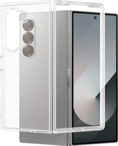 Kapak telefoni SAFE by PanzerGlass Hardcase për Samsung Galaxy Z Fold 6, transparent, kundër goditjeve