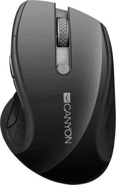 Maus Canyon Juoda, wireless, USB, i zi