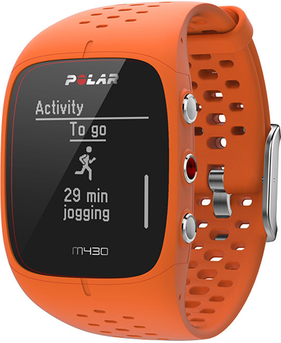 Matës aktiviteti Polar M430, i portokalltë