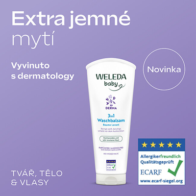 Balsam për bebe Weleda 3in1 Derma Cleansing, 200 ml