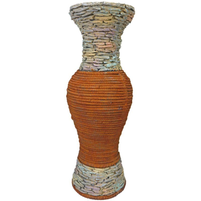 Vazo kopshti Saska Garden, 23.5x23x63.5cm, gri