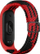 Rrip najloni Beline për Mi Band 8/9, i rregullueshëm, zi me të kuqe