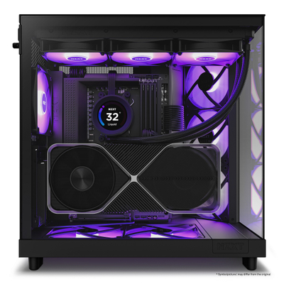 Kasë NZXT H6 Flow - E zezë