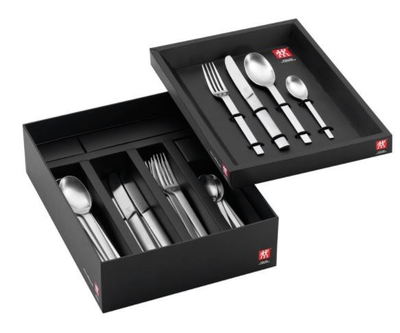 Set tenxheresh Zwilling, çelik inox 18/10, shumë pjesë, argjendtë