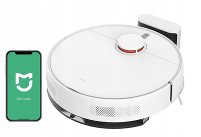 Робот правосмукалка Xiaomi Robot Vacuum S40 Pro, 15000Pa, LDS навигација, бел
