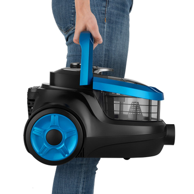 Fshesë elektrike Sencor SVC 1035TQ 3AAA , 750W, e Zezë - Kaltër