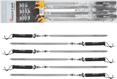Shkopinj për shashllik Master Grill &amp; Party MG133, 60cm, set me 6 copë
