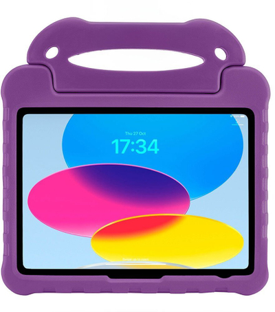 Mbrojtëse tableti Pipetto Activity Case për iPad 10th 2022 A16, me dorezë që bëhet mbajtëse, ngjyrë vjollcë