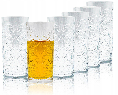Gotë për pije RCR Tattoo Soft Drink, qelq, transparente