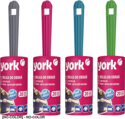 Rrotull pastrimi York Body Care, 20 fletë, për rroba, shumëngjyrëshe