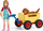 Set lojrash Schleich Farm World Dog Cart 42543, figurina me karrocë, për kalamaj 3+