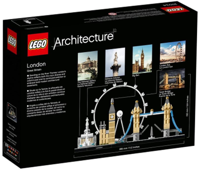 Set ndërtimi Lego Architecture 21034 London, 468 copa, shumëngjyrësh