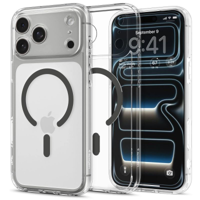 Këllëf telefoni Spigen Ultra Hybrid MagSafe për iPhone 17 Pro, i fortë, i tejdukshëm