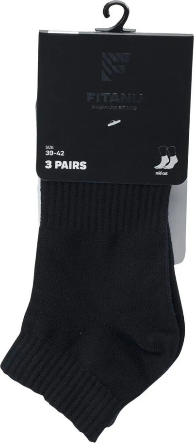 Çorape Numiko MID Socks Fitanu, set me 3 palë, pambuk, masa 35-38, me shumë ngjyra