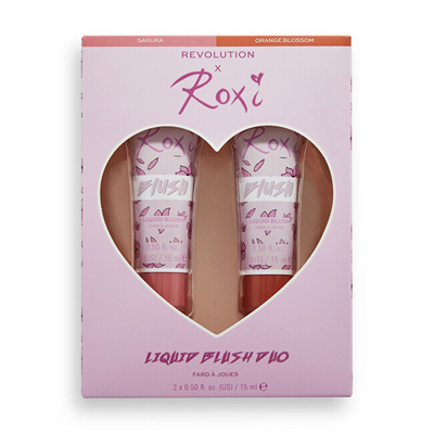 Ruzh për faqe Revolution Set of liquid blushes X Roxi, 2 x 15 ml