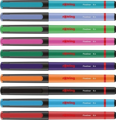 Set Parker Fineliner 0.4mm, 10 ngjyra